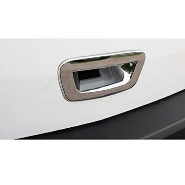 Imagem de KJWPYNF Para Chevrolet Trax 2014-2016, adesivo de estilo de lantejoulas para maçaneta da porta traseira do porta-malas