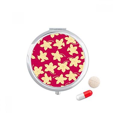 Imagem de Caixa de comprimidos com estampa abstrata China Glory Leaf Pocket Medicine Storage Box Recipiente dispensador