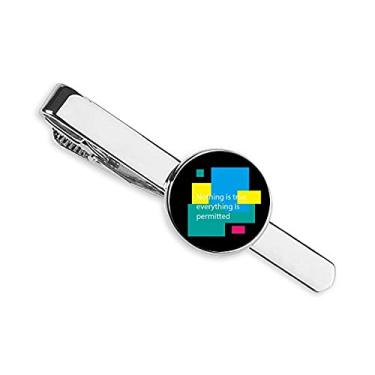 Imagem de Nothing Is True Everything Is Permitted Gravata Clip Bar Presente Homem de negócios