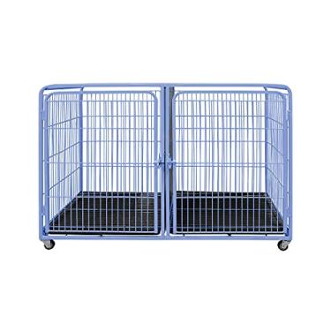 Imagem de Canil Duplo Inferior Açomix Cor:Azul