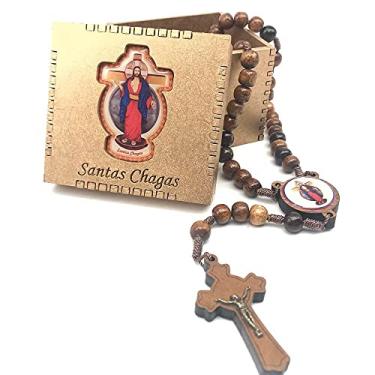 Imagem de Terço Das Santas Chagas Com Caixinha Personalizada