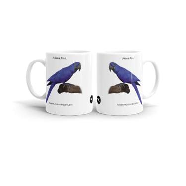 Imagem de CANECA INJETFOUR ARARA AZUL