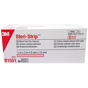 Imagem de 3M Steri-Strip Blend Tone Skin Closure 1/4" x 3" Box: 50