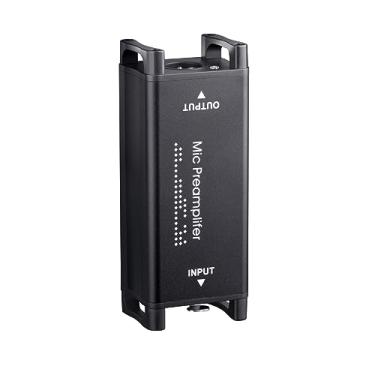 Imagem de TECKEEN Pré-amplificador de microfone, amplificador de áudio para gravação em estúdio ou casa, transmissão ao vivo, transmissão ou podcast