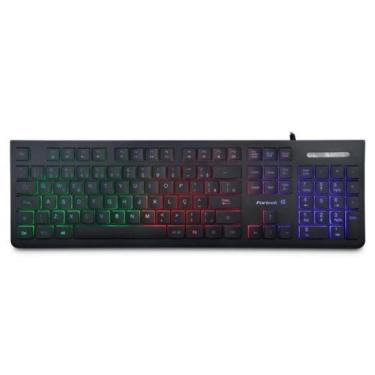 Imagem de Teclado Gamer Multimidia Black Eagle Preto Fortrek