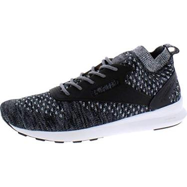 Imagem de Reebok Zoku Runner masculino ultra mesclado preto cinza carvão, Preto/carvão/cinza, 11