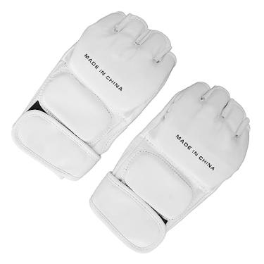 Imagem de Equipamento de Taekwondo de Mão para Ufc Luvas de Meio Dedo Bolsa Luta Sparring Luvas de Meio Dedo Luva de Luva Bolsa Bolsa Baggie Luvas Sem Dedos Luvas de Dedo Parcial Luvas de
