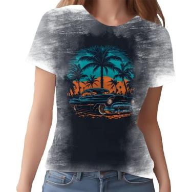 Imagem de Camiseta Camisa Estampadas Carros Moda Cenário Praia Hd 3 - Enjoy Shop
