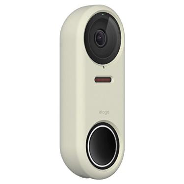 Imagem de elago Capa de silicone compatível com Google Nest Hello Doorbell Cover (com fio) [branco clássico] - proteção total, compatível com visão noturna [patente registrada nos EUA]