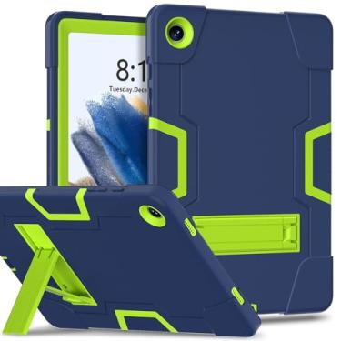 Imagem de Estojo protetor para tablet Capa para Galaxy Tab A9 Plus de 11 polegadas compatível com Samsung Galaxy Tab A9 Plus SM-X210/216/X218 Capa de silicone para tablet com suporte, capa protetora robusta à p
