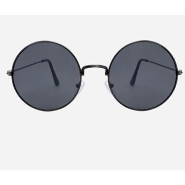 Imagem de Óculos De Sol Uva Redondo Bahamas Preto - Palas Eyewear