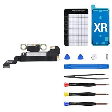 Imagem de Kit de reparo de substituição para alto-falante de ouvido iPhone XR Novo módulo de fone de ouvido frontal com sensor de luz ambiente parte sensor de proximidade cabo flexível conector kit de