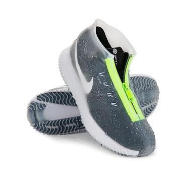 Imagem de Zbyoujer Capas impermeáveis para sapatos de chuva, galochas de silicone com zíper antiderrapante para homens e mulheres