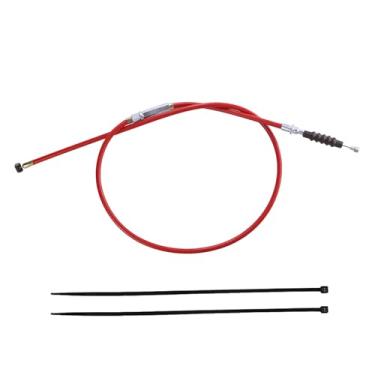 Imagem de PRO BAT Cabo de embreagem de 99.1 cm 990 mm com ajustador para Apollo 125cc 50cc chinês 70cc 90cc 110cc XR CRF SSR 125cc SDG Coolster Baja Thumpstar Chinese Dirt Pit Bike, vermelho
