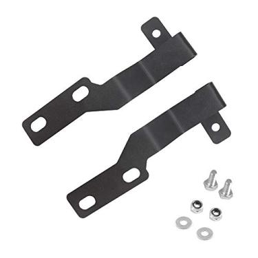 Imagem de Suporte de LED para montagem com capuz Samman, suporte de luz de LED para motor, suporte de luz para holofote auxiliar para varão de trabalho com luz Offroad Pod Painel de capa em base de para-brisa compatível com Toyota Tacoma 2005-2015