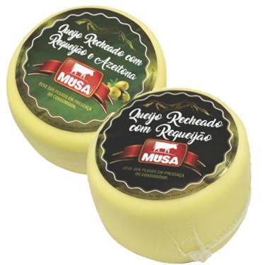 Imagem de Kit Queijo Recheado com Requeijão e Queijo com Requeijão e Azeitona