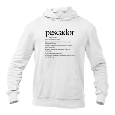 Imagem de Blusa Masculina Frio de Moletom Humor Pescador-Masculino