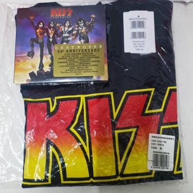 Imagem de CDKiss - Destroyer 45th Anniv 2 Cds CD/Camiseta Kit Camiseta