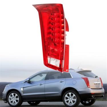 Imagem de labwork Substituição da luz traseira do lado do motorista para Cadillac SRX 2010-2016 Lente Vermelha Luz Traseira Lâmpada de Freio Conjunto LH Lado Esquerdo GM2800255 22774014