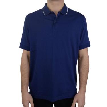 Imagem de Camisa Polo Masculina Highstil Classic Fit Marinho - Hs5004