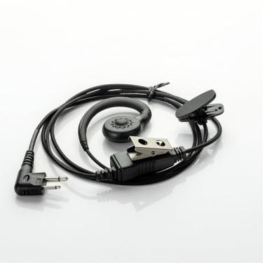 Imagem de DLECNFUN Fone de ouvido Walkie Talkie com microfone trançado de nylon, fones de ouvido de vigilância de rádio bidirecional com cabo para Motorola, fones de ouvido de rádio amador móvel