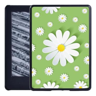 Imagem de Capa rígida para Kindle 10ª/8ª geração/Kindle Paperwhite 1 5ª/2 6ª/3 7ª/4 10ª geração/Kindle Paperwhite Capa protetora durável (10.3D Art-Daisy, Kindle J9G29R)