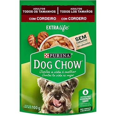 Imagem de Purina Dog Chow Nestlé Purina Dog Chow Ração Úmida Para Cães Adultos Cordeiro Ao Molho 100G