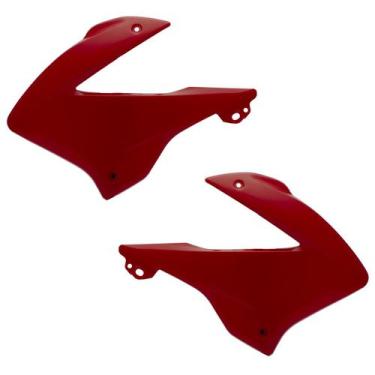 Imagem de Kit Aba do Tanque Nxr Bros 125/150 - Pro tork, VERMELHO CLÍVIA 2006, B