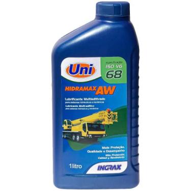 Imagem de Óleo Hidráulico Compressor Ingrax Hidramax AW68 1 Litro - Uni Lubrific
