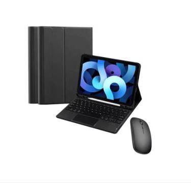 Imagem de Capa Com Teclado TouchPad + Mouse Bluetooth + Caneta Para Tablet S8 Ul