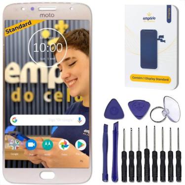 Imagem de Tela Display LCD Compatível Moto G5S Plus Dourado Empório - Empório do