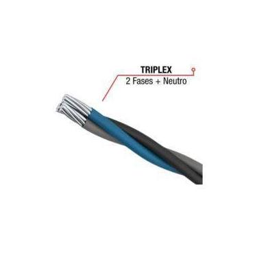 Imagem de Fio Cabo Alumínio Multiplex Triplex Isolado 16mm 75 Metros - CLICK CAB