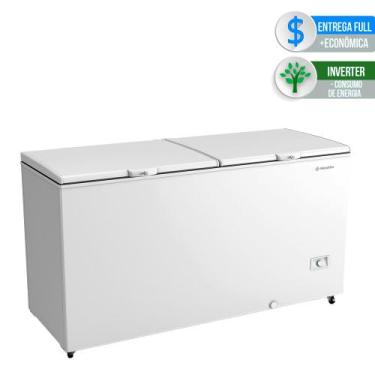 Imagem de Freezer Horizontal 543 Litros MetalFrio Chest Dupla Ação Branco Bivolt
