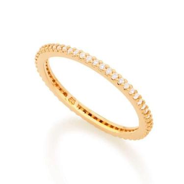 Imagem de Aparador de aliança anel banhado ouro 3x 24k 18k e 22k rommanel fino c