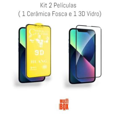 Imagem de Kit Peliculas Protetoras De Tela: 1UN 3D de Vidro + 1UN de Cerâmica Fo