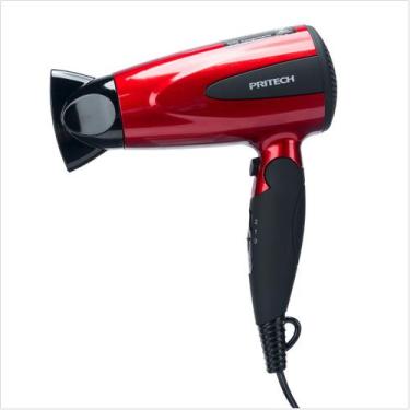 Imagem de Secado de Cabelo Dobrável Profissional 1200W 127V 60 HZ - Pritech, U, 
