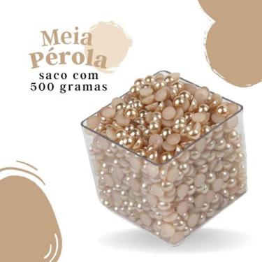 Imagem de Meia Pérola Caramelo - 10 Mm Pacote Com 500 Gramas - Nybc