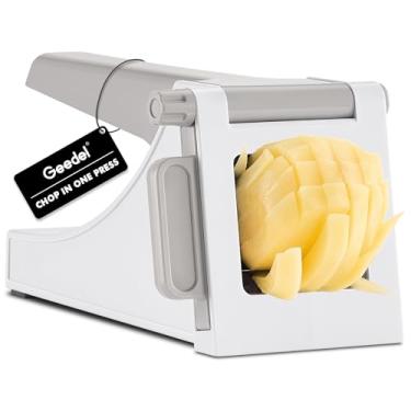 Imagem de Cortador de batatas fritas, cortador de batata Geedel profissional para batatas fritas, fatiador de batata frita para cenoura, pepino, cebola, abobrinha e muito mais