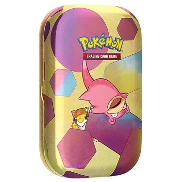Imagem de Pokémon TCG: Escarlate e Violeta — 151 Mini Lata – Slowpoke (2 Pacotes Booster, 1 Moeda e 1 Cartão de Arte)