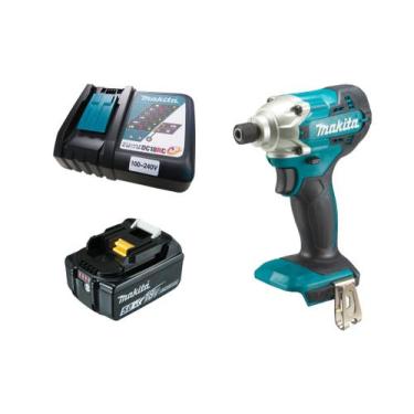 Imagem de Parafusadeira De Impacto A Bateria 18V 5AH DTD156 Makita biv