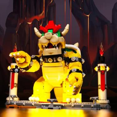 Imagem de Bourvill LED Lights Kit for The Mighty Bowser 71411 - Lights Set Compatible with Lego 71411 Set -Classic Version (Lights Kit without Model)