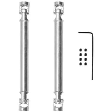 Imagem de 2Pcs Vgoohobby 2mm 3mm 4mm Metal RC Drive Shaft CVD Driveshaft Compatible with WLtoys Axial MN Model WPL Tamiya 1/24 1/18 1/16 1/14 1/12 RC Military Crawler Car Tractor Truck (75-105mm 4-4)