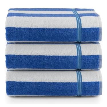 Imagem de Kit 03 Toalhas de Praia e Piscina Banhão Hotel Pousada Lufamar 80x150 