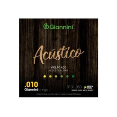 Imagem de Geswam-encord. p/violao bronze 65/35 0.010" - GIANNINI S/A