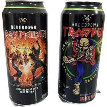 Imagem de Kit Cervejas Iron Maiden Trooper + Legacy lata 473ml Premium - Trooper