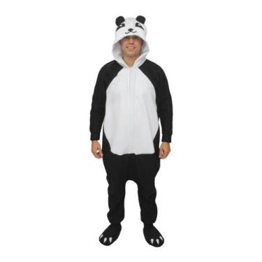Imagem de Fantasia pijama kigurum soft panda - especiais - Pieretti Modas, GG, P