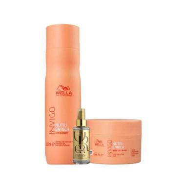 Imagem de Nutri Enrich Shampoo, Másc e Oil Reflections - Wella - Wella Professio