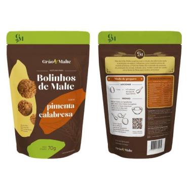 Imagem de Mistura para Bolinho de Malte - Grão Malte Produto Integrais, Pimenta 