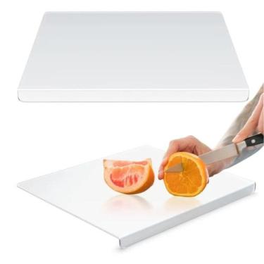 Imagem de Tábua Em Acrílico Transparente Antiderrapante Para Cortes de Alimentos