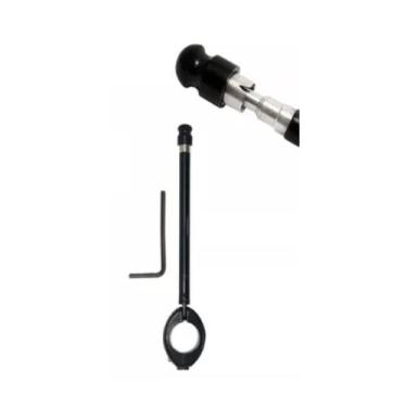Imagem de Antena De Metal Corta Pipa 7 Estágios Guidão Preta - CATIIMOTO